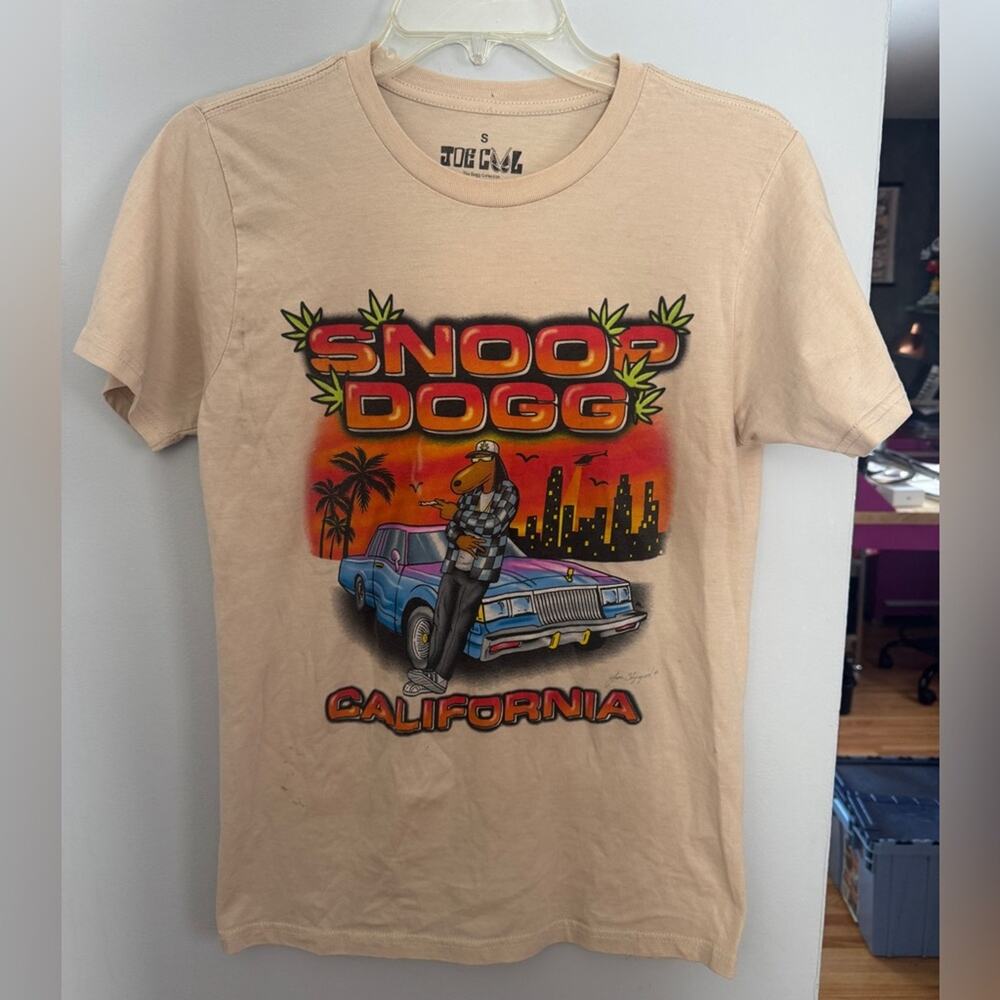 Joe Cool Snoop Dogg California Graphic T-Shirt size Small